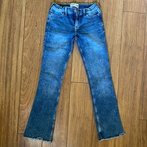 Abercrombie kids stretchy low-rise boot jeans